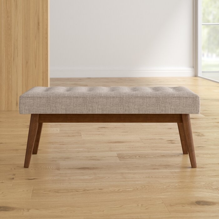 Faria Wood Upholstered Bench - Image 2