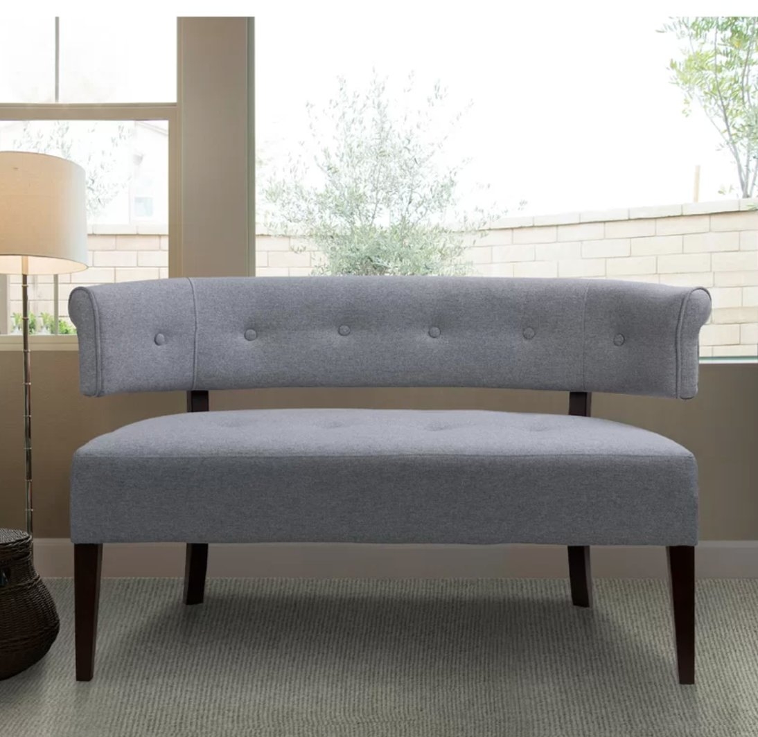 Jared Tufted Bench Settee - Image 1