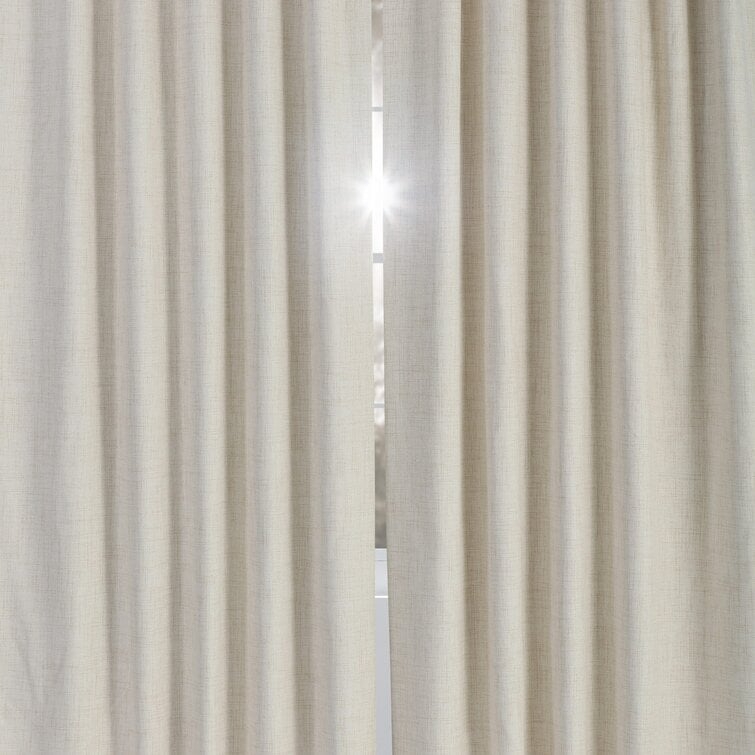 Bodulf Solid Max Blackout Thermal Rod Pocket Single Curtain Panel - Image 2