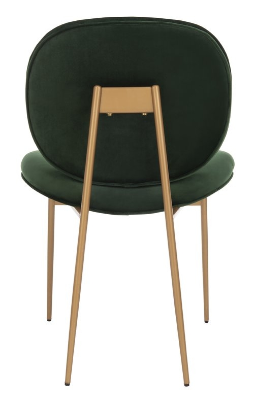 Vilonia Upholstered Dining Chair- Malachite Green- Set of 2 - Image 5