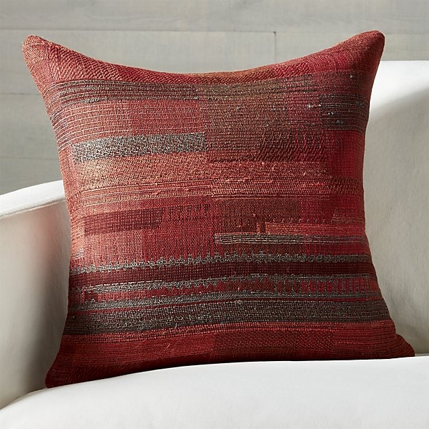 Lillo Hand Woven Pillow with Feather-Down Insert 20" - Image 0