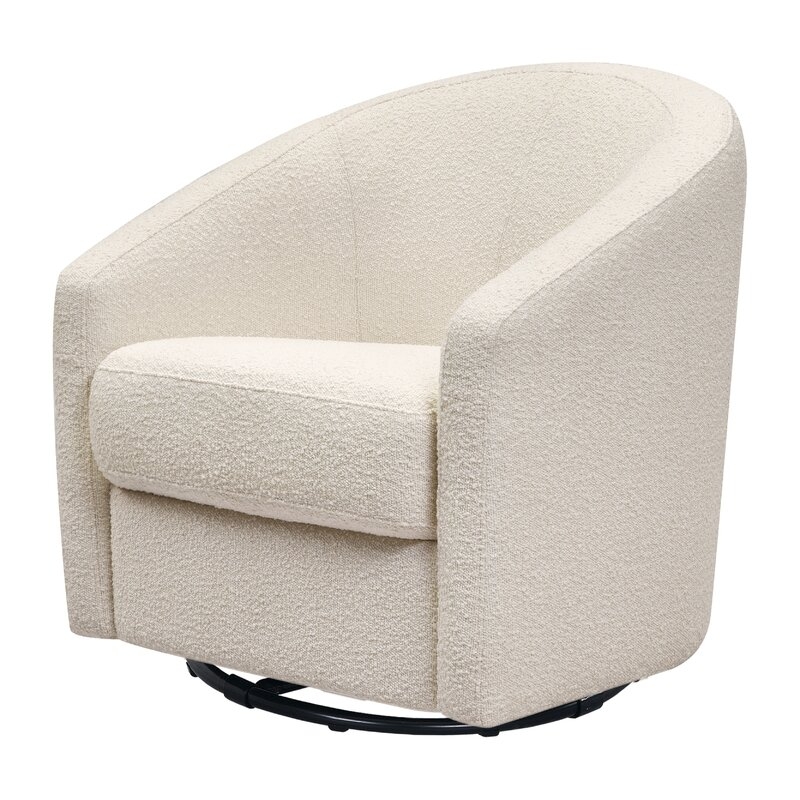Madison Swivel Glider Upholstery Color: Ivory Boucle - Image 0