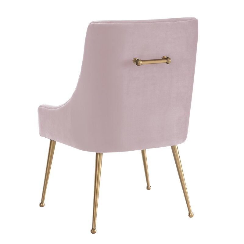 Dusek Velvet Upholstered Side Chair - Image 3