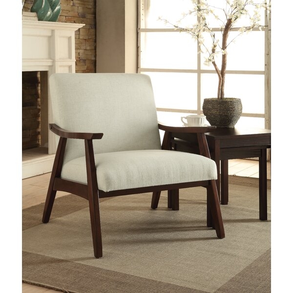 Roswell Lounge Chair in Linen - Image 2