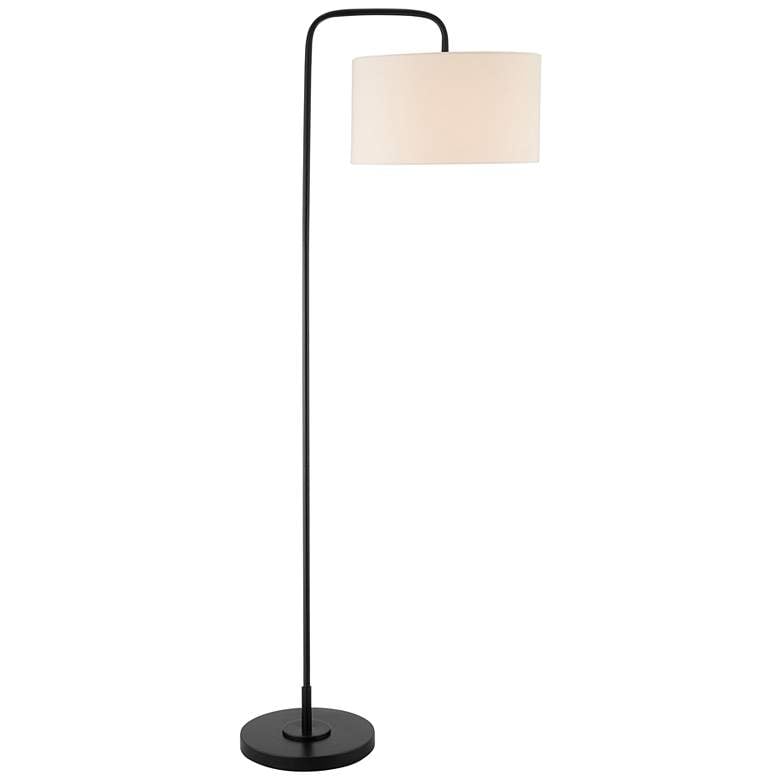 Lite Source Orea Metal Stem Floor Lamp, Black - Image 0