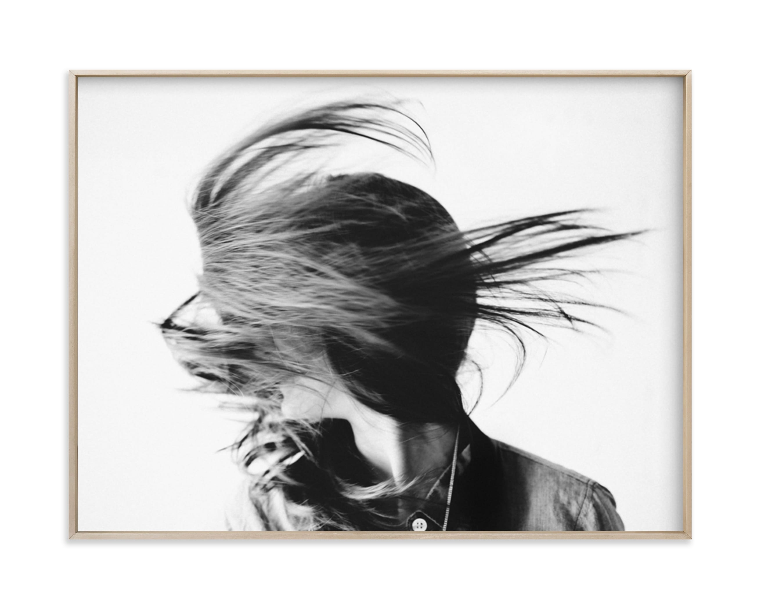 Movement Framed Art Print - 24" x 18" Matte Brass Frame - Image 0