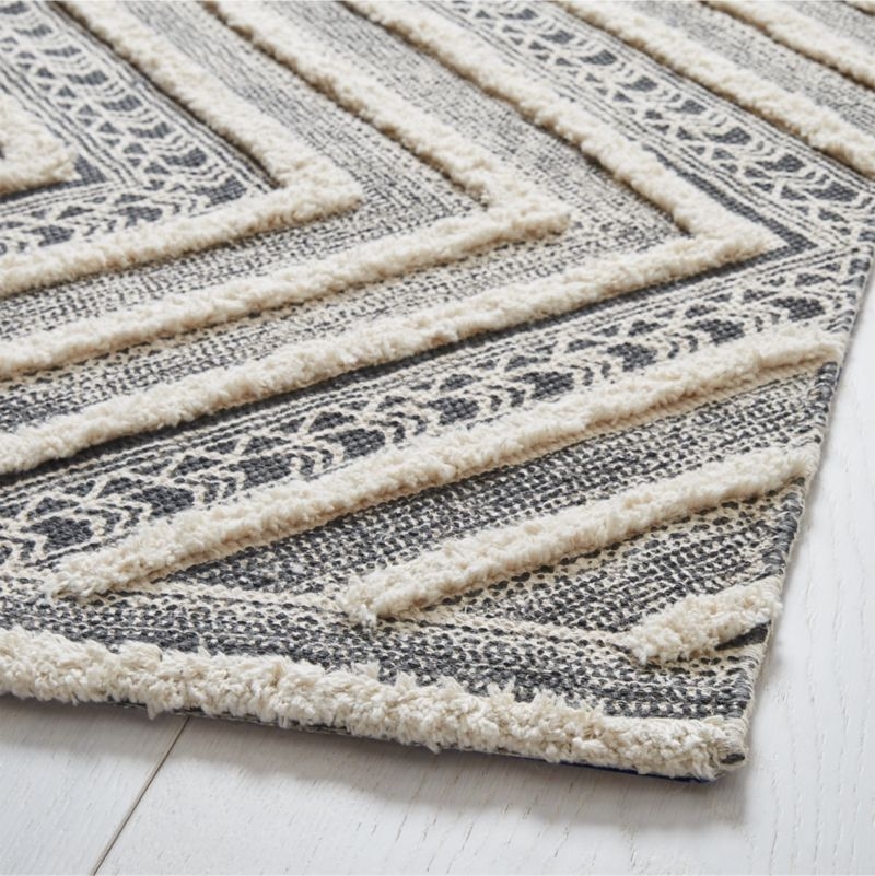 Diamond Neutral Patterned Rug 5'x8' - Image 2