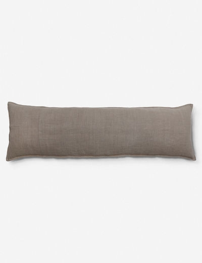 18" x 60" Pom Pom at Home Montauk Body Pillow, Natural - Image 0