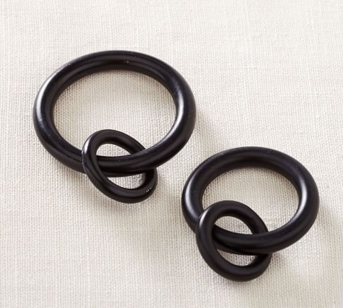 PB Standard Clip Rings, Antique Bronze Finish, Small, Set of 7 - Image 1