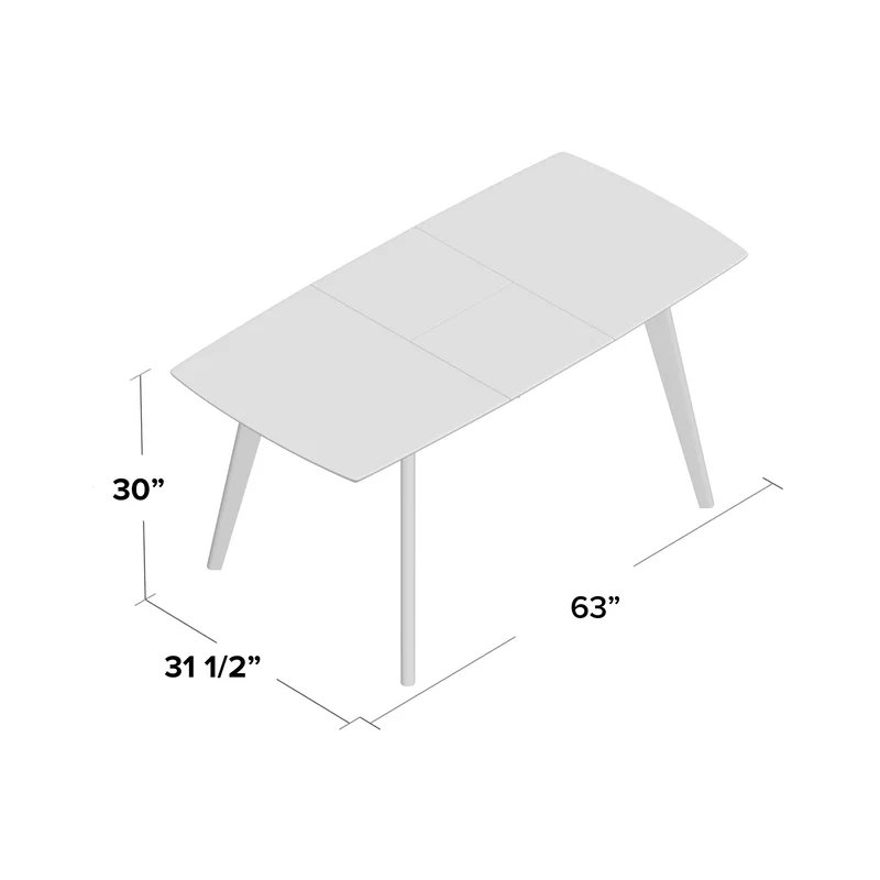 Meneses Butterfly Leaf Dining Table - Image 3