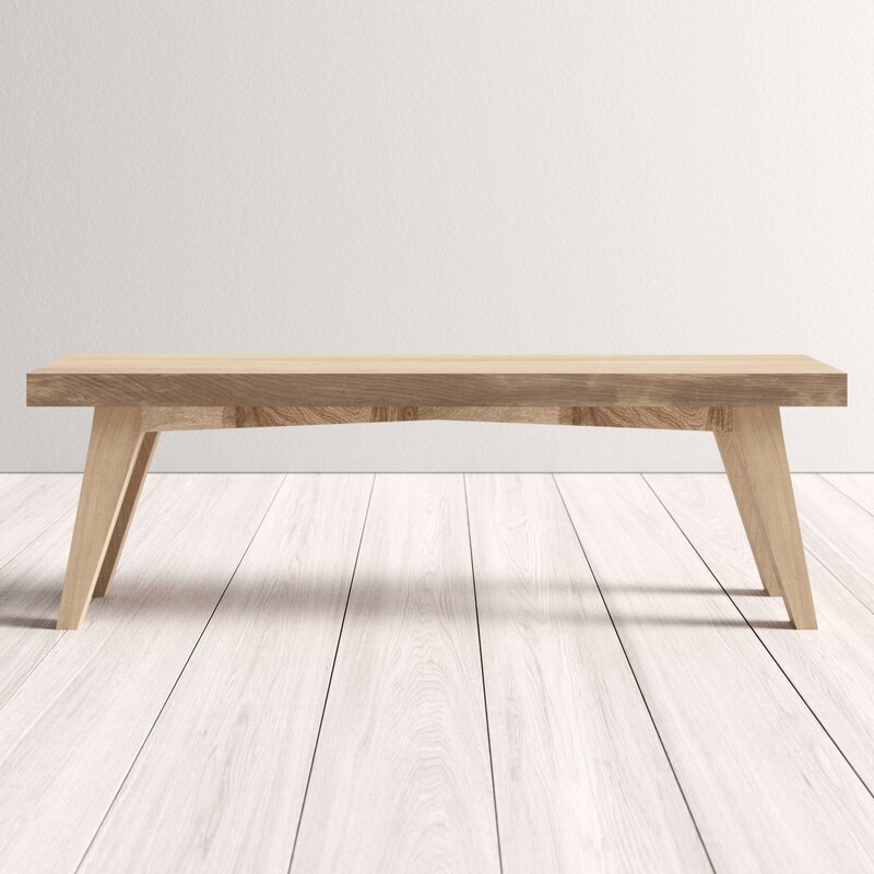 Brooklawn Wood Bench - Image 2