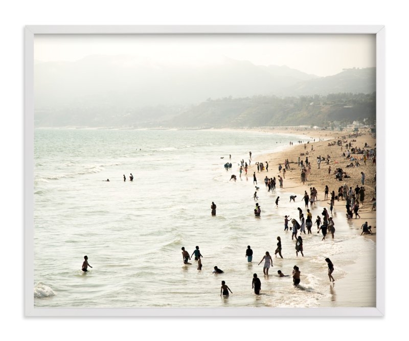 seaside contrast - 20" x 16", classic white - Image 0