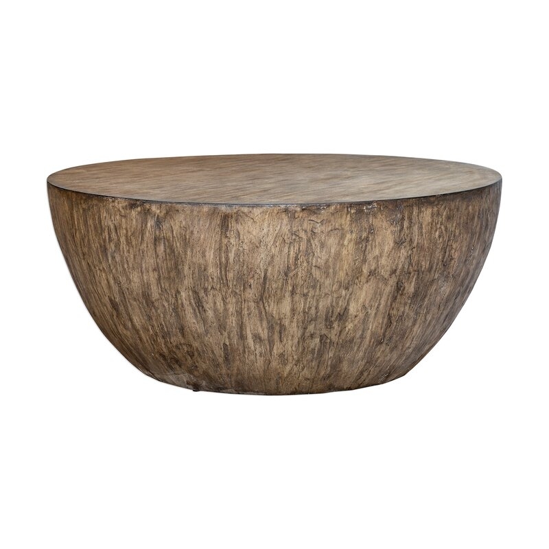Foundry Select Aron Round Wood Coffee Table - Image 2