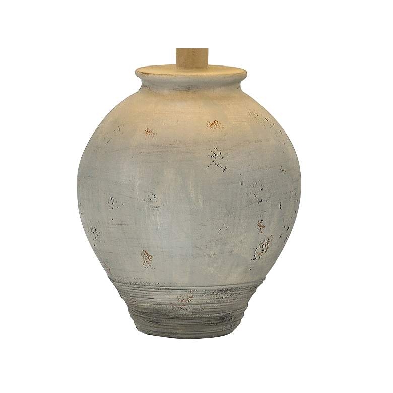 Ryker Concrete Stone Hydrocal Urn Table Lamp - Style # 979P0 - Image 1