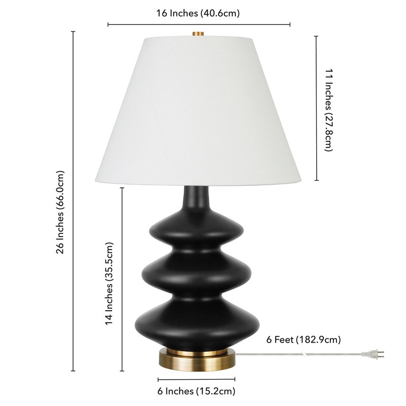 Bradshaw Glass Table Lamp - Image 3