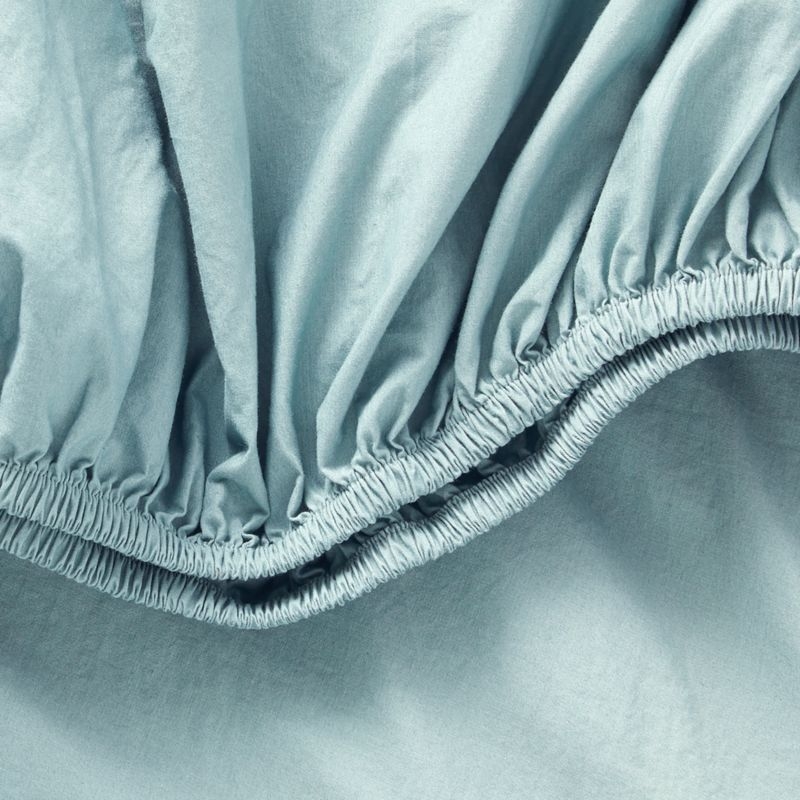 Brushed Cotton Ocean Queen Fitted Sheet - Image 7