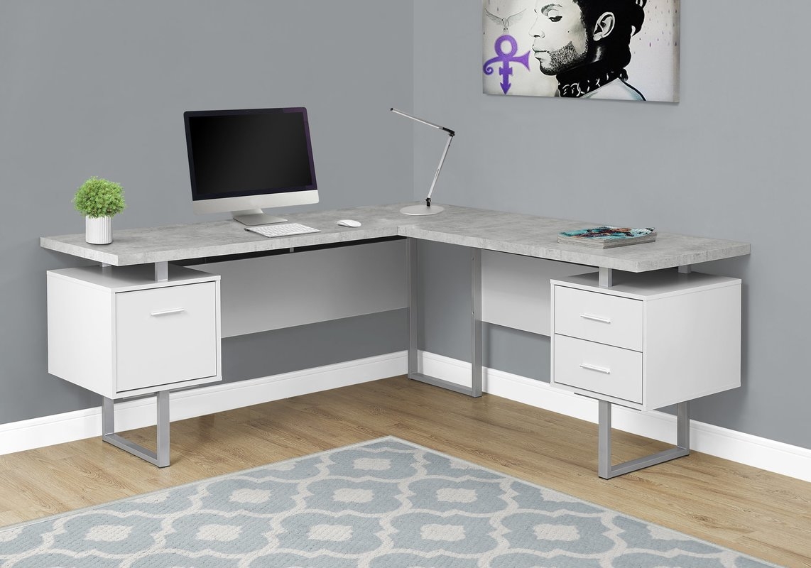 Darroll L-Shape Corner Desk - Image 1