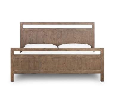 Beckett Reclaimed Wood Bed, King, Sundried Ash - Image 4