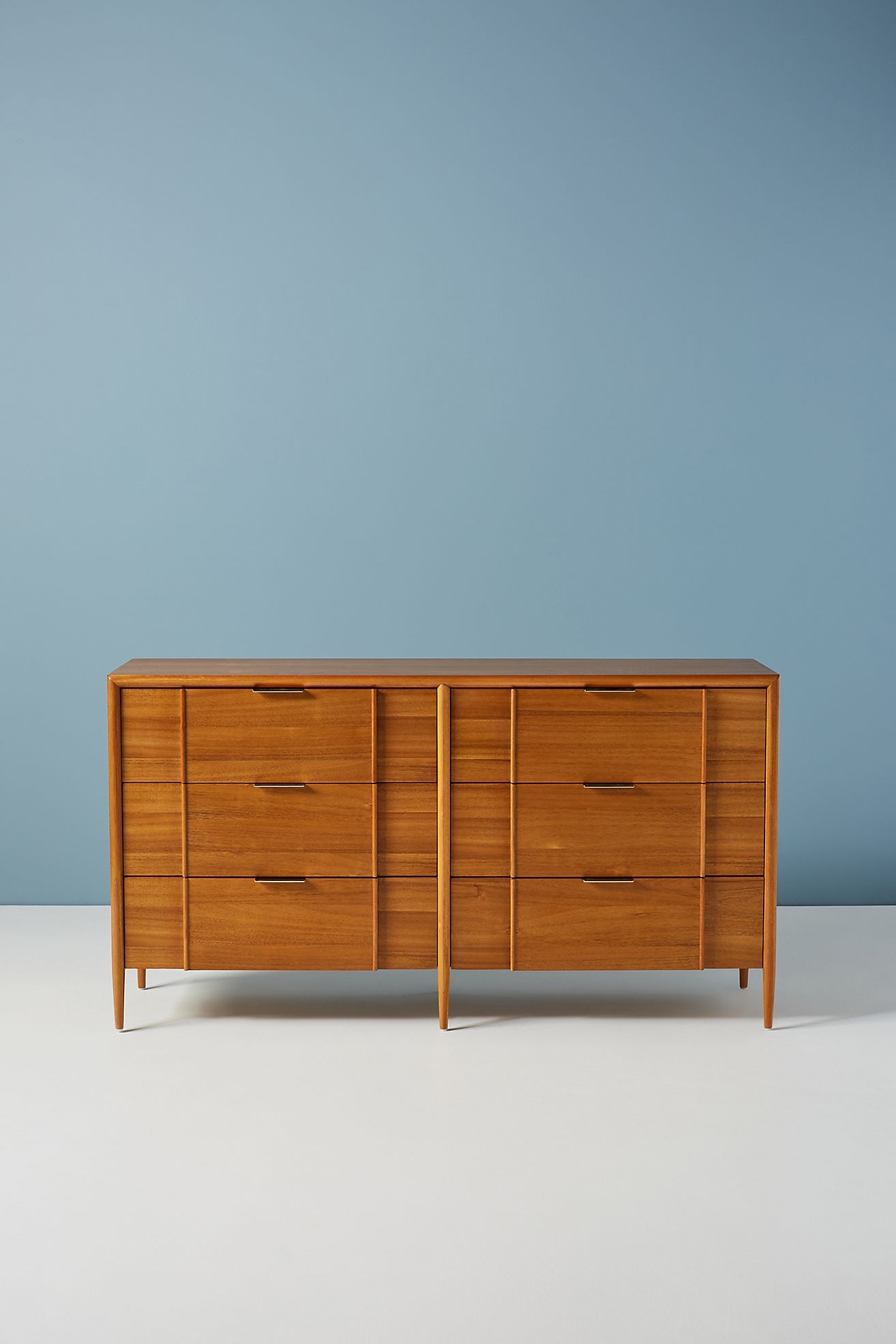 Quincy Six-Drawer Dresser By Anthropologie in Brown - Image 0