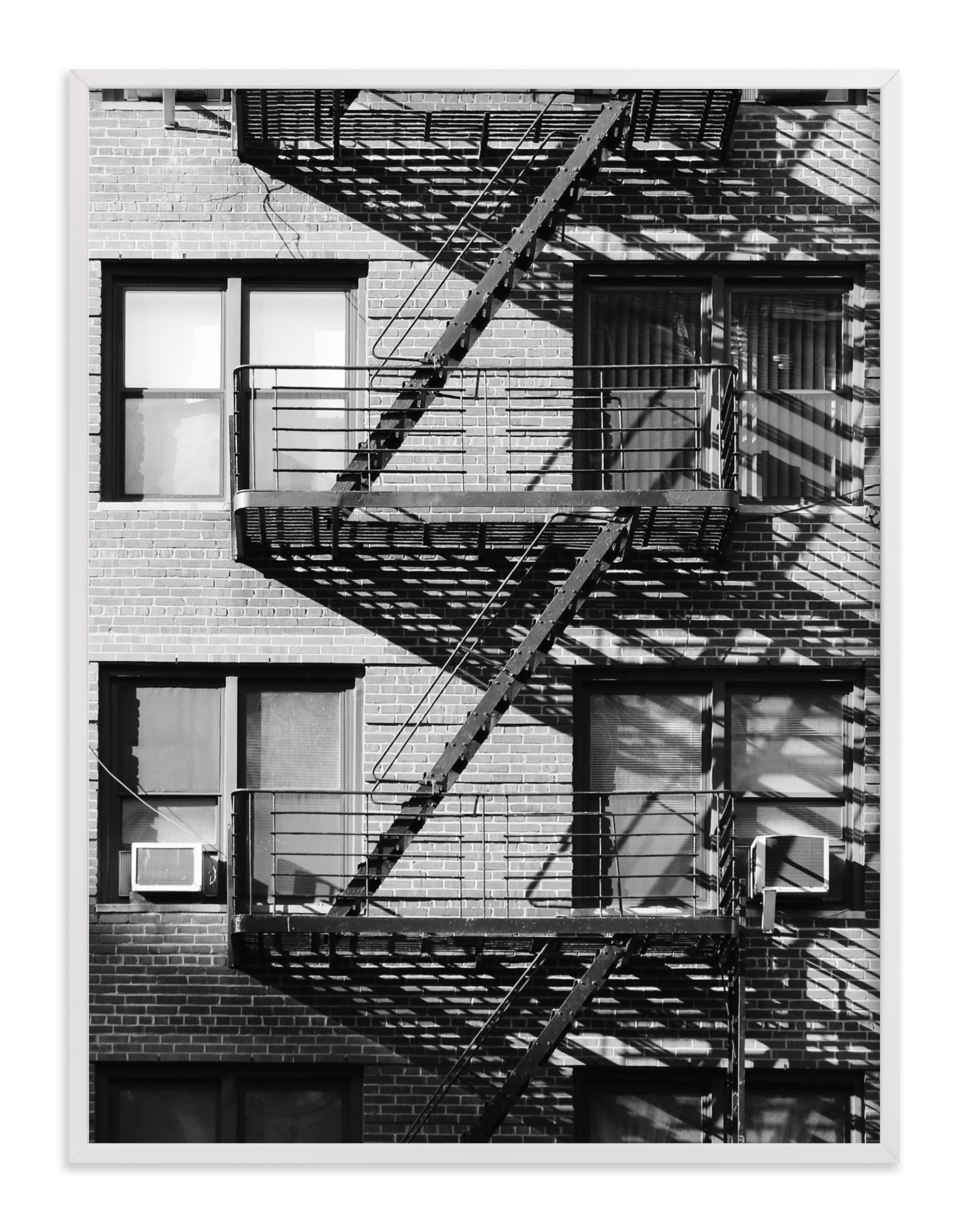 Up Down NYC  - 30" x 40" - white wood frame - Image 0
