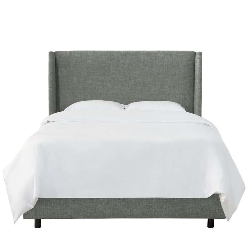 Alrai Upholstered Low Profile Standard Bed / Queen / Zuma Pumice - Image 1