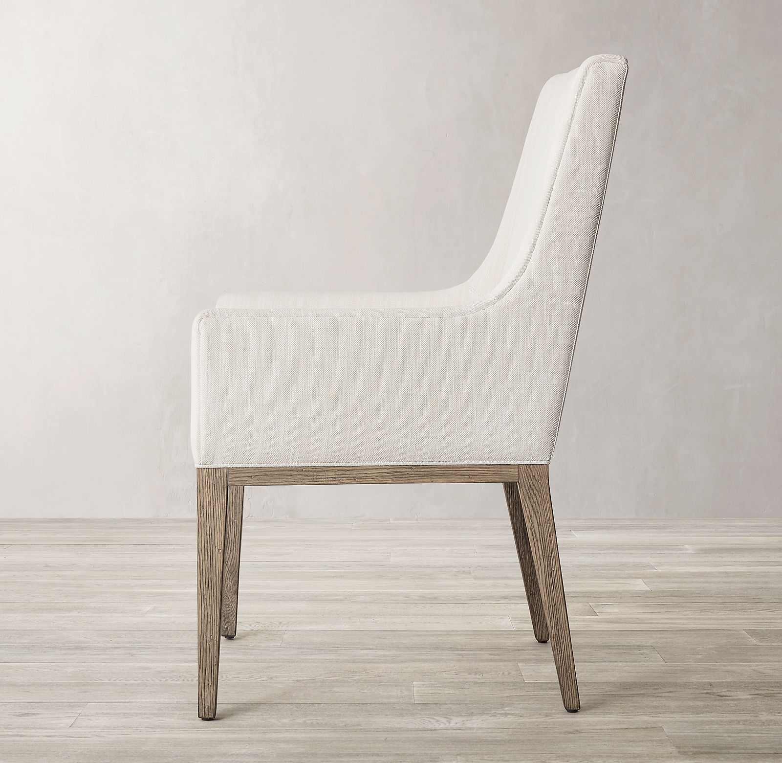 Leigh Fabric Dining Armchair - Image 1