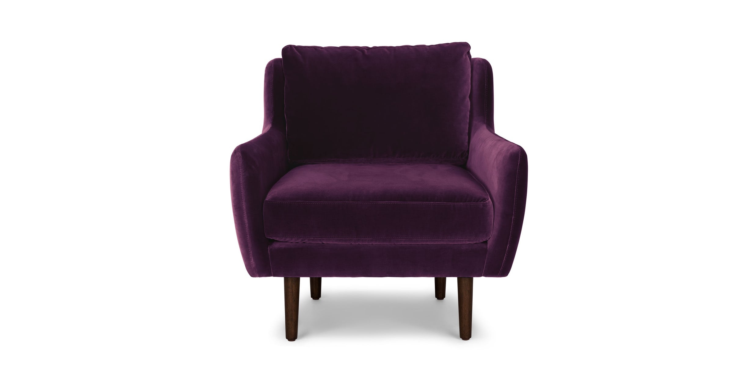 Matrix Lounge Chair - Italian Plum AND WALNUT - Image 0