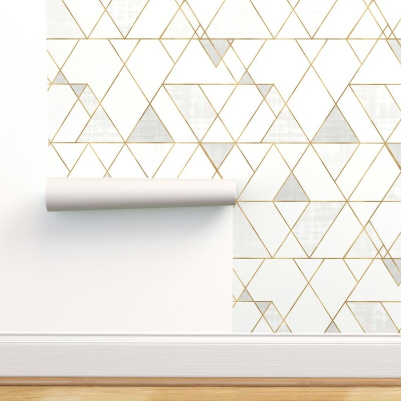 Clarkson Geometric Removable Peel and Stick Wallpaper Panel - 108" x 24" - Image 2