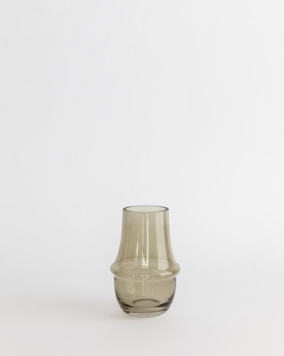 Taupe Glass Vase -Small - Image 0