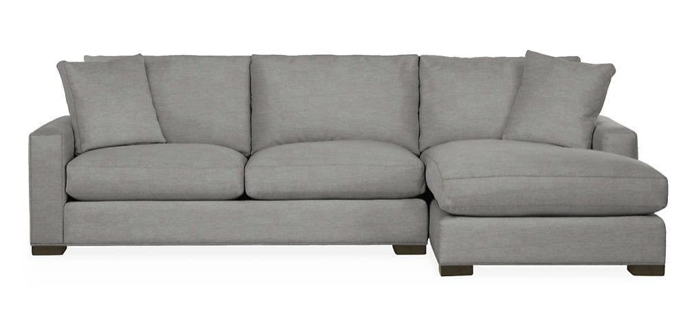 Metro Sectionals, 112" sofa with right arm chaise - Image 0