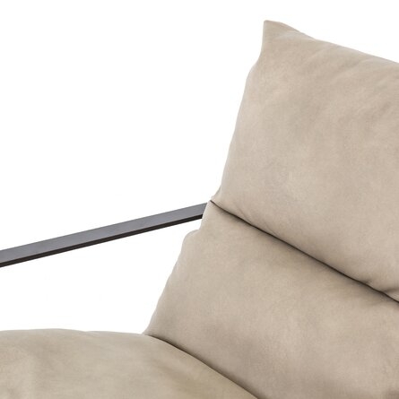 Four Hands Emmett 29 Wide Top Grain Leather Armchair - Image 2