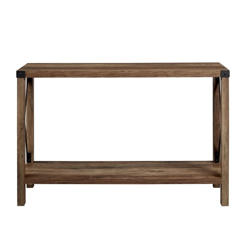 Gwen 46'' Console Table - Rustic Oak - Image 0