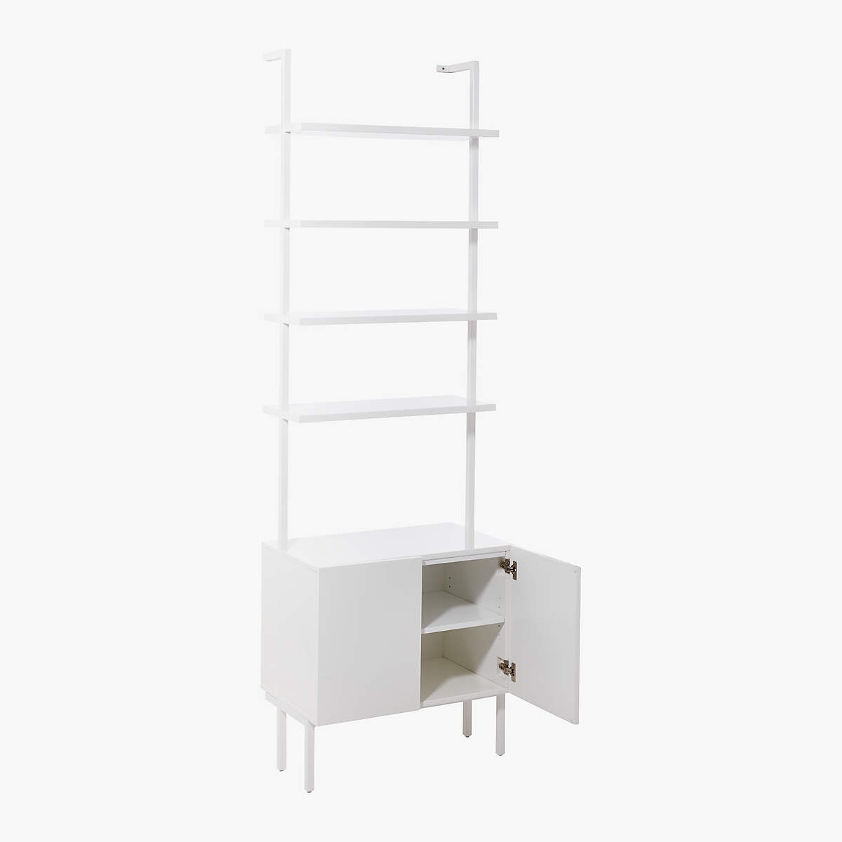 STAIRWAY WHITE CABINET - 96" HEIGHT RESTOCK Mid July 2023 - Image 1