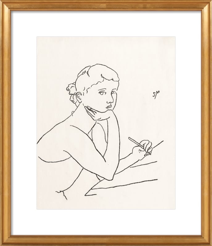 Pencil and Paper - 24x28" Framed Size - Image 0