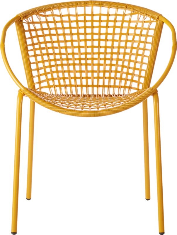 Sophia Mustard Dining Chair - Image 2