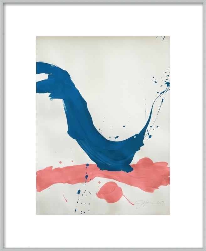 BLUE + PINK by Jill Sykes - chrome frame - Image 0