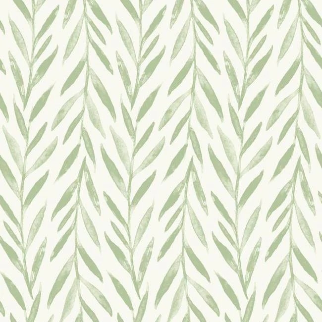 Willow Peel and Stick Wallpaper - Light Green - Image 0
