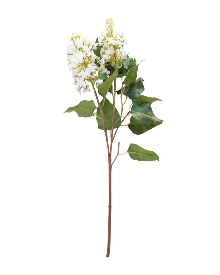 FAUX WHITE LILAC STEM - Image 0