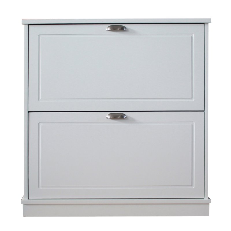 Two Row 10 Pair Shoe Storage Cabinet - Image 1