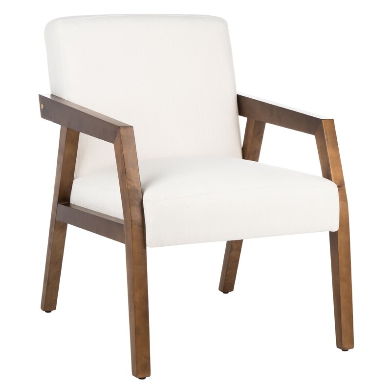Olyvar 25'' Wide Armchair, White Polyester - Image 0