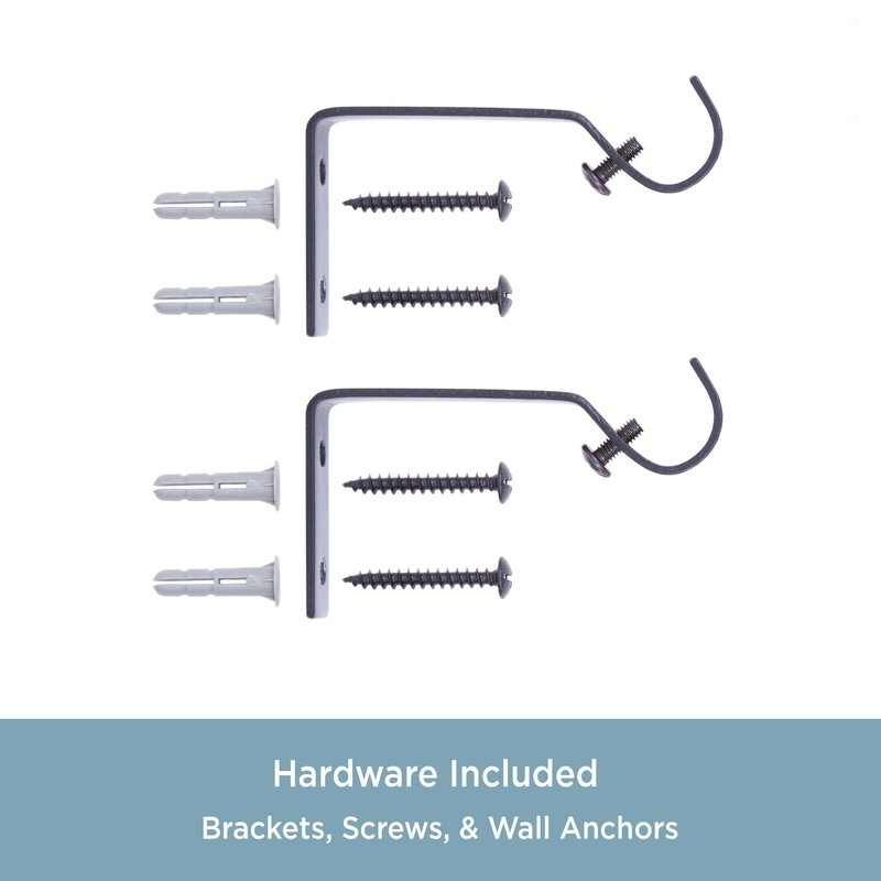 Wayfair Basics® Adjustable 0.63" Single Curtain Rod - Image 2