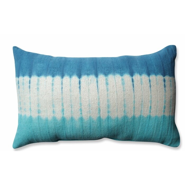 Shibori Bands Cotton Lumbar Pillow - Image 0