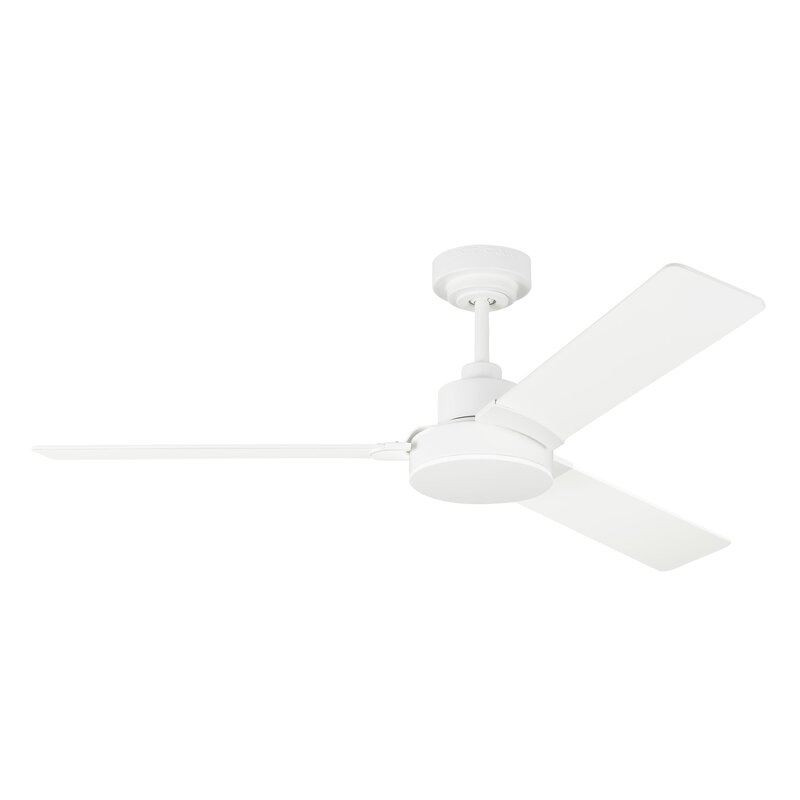 52'' Holms 3 - Blade Standard indoor/outdoor Ceiling Fan with Wall Control  52'' Holms 3 - Blade Standard Ceiling Fan with Wall Control  52'' Holms 3 - Blade Standard Ceiling Fan with Wall Control  52'' Holms 3 - Blade Standard Ceiling Fan with Wall Contr - Image 1