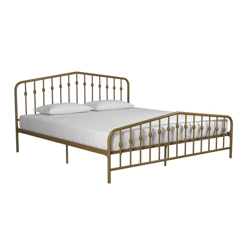 Bushwick Platform Bed Gold - Image 0