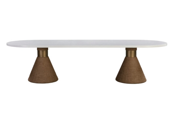 Rishi Natural Rope Oval Table - Image 0