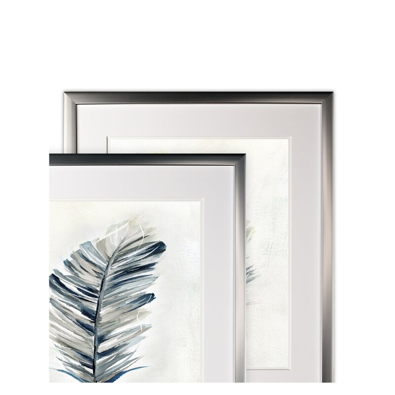Soft Feathers Framed Print Set - Image 1