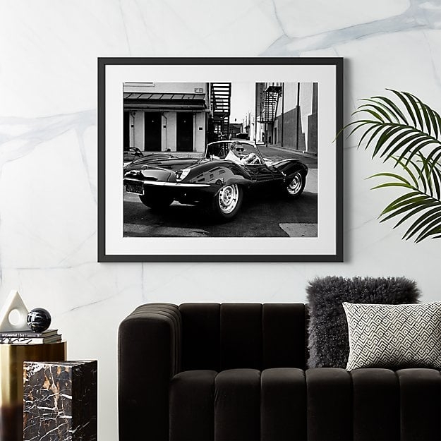 Steve McQueen, 1963 with White Frame 42"x35" - Image 0