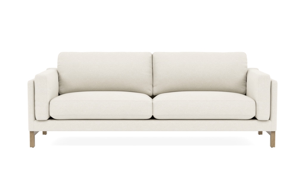 GABY 2-Seat Sofa-88"- Cirrus- White Wash Oak - Image 0