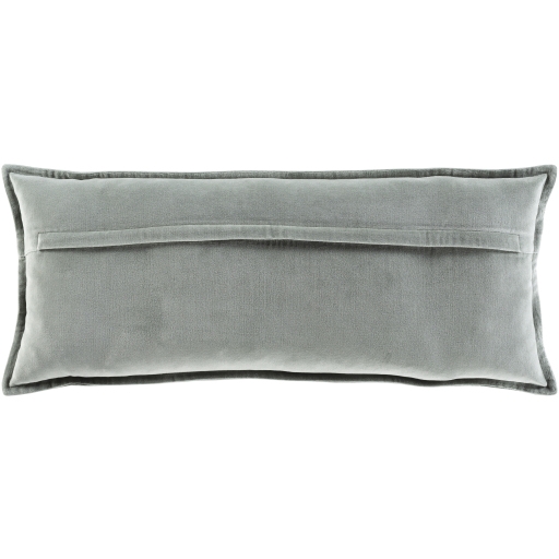 Gabrielle Lumbar Pillow, 30" x 12", Seafoam, Pillow Shell with Polyester Insert - Image 3