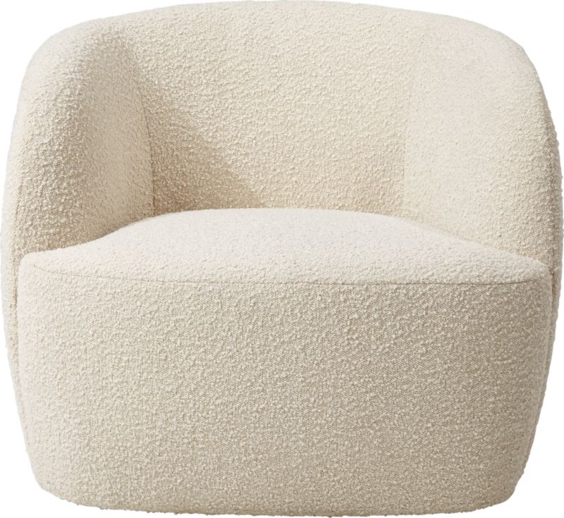 Gwyneth Chair, Ivory Boucle - Image 0